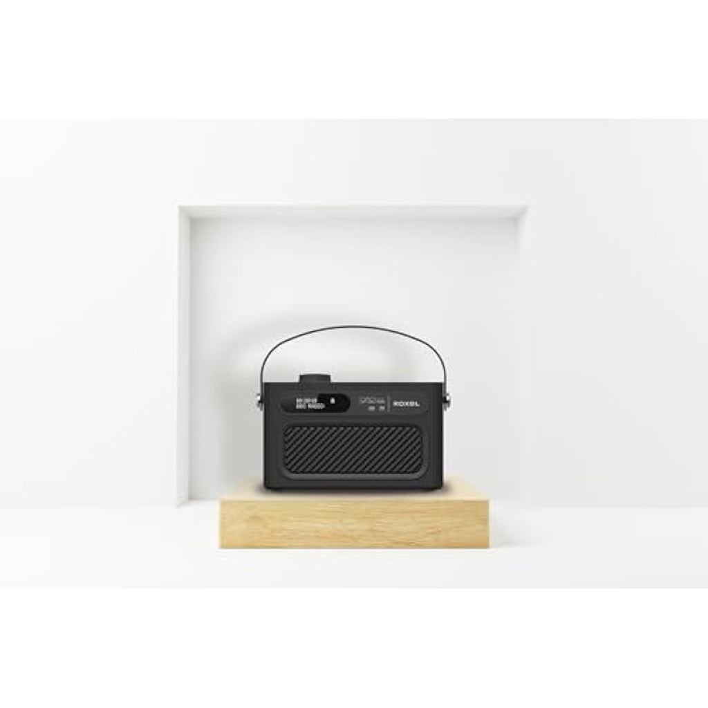 Roxel RDR-40 Portable DAB/DAB+ Digital FM Radio & Wireless Speaker - Black