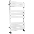 Jolof Store White Flat Panel Heated Towel Rail Radiator - 800 x 500mm
