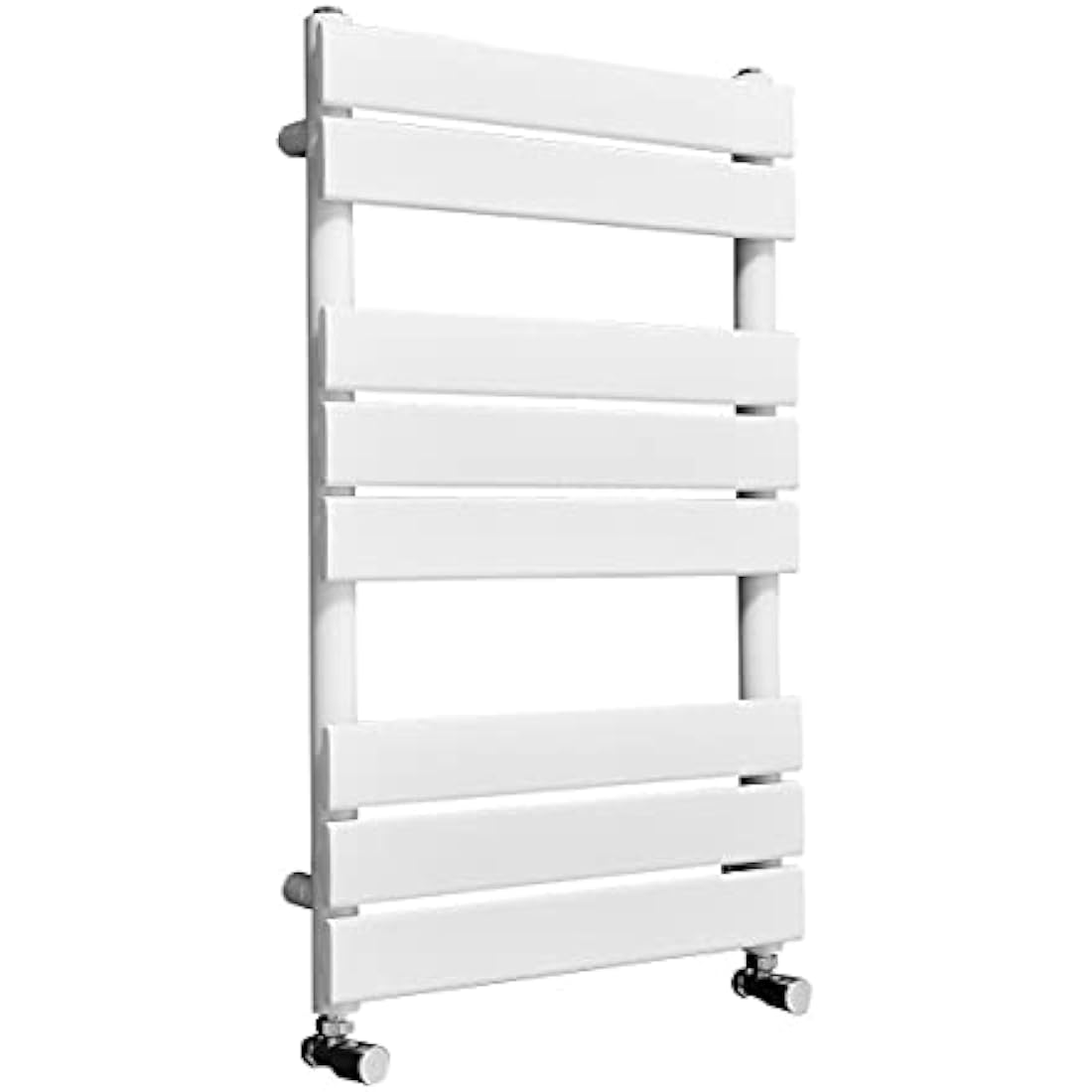 Jolof Store White Flat Panel Heated Towel Rail Radiator - 800 x 500mm
