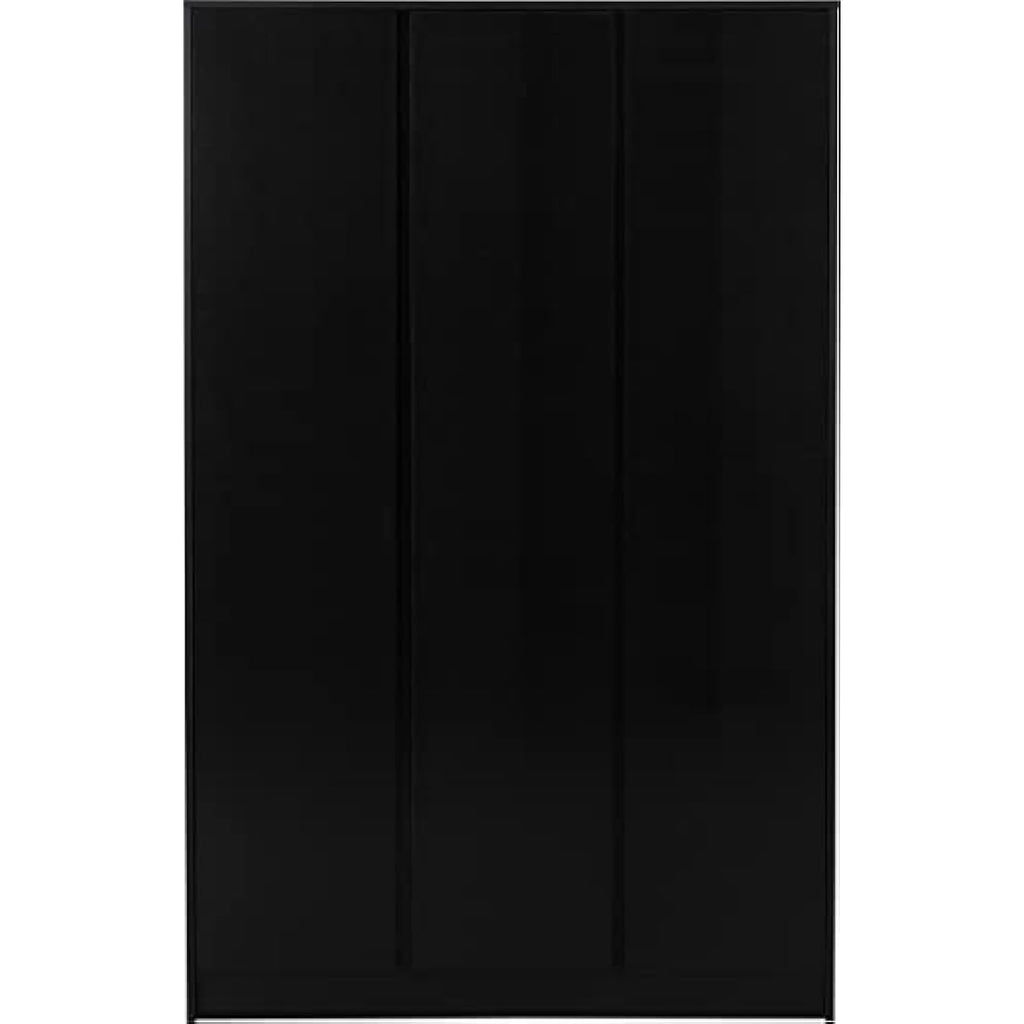 Seconique Malvern 3 Door Wardrobe in Black | Modern Bedroom Storage