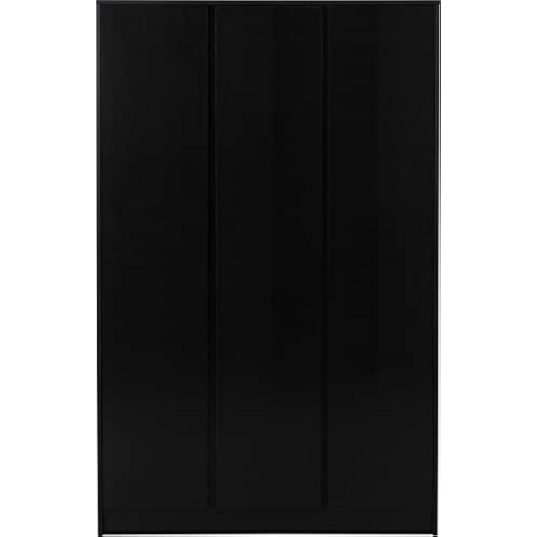 Seconique Malvern 3 Door Wardrobe in Black | Modern Bedroom Storage
