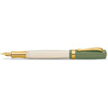 Kaweco Student 60's Swing Fountain Pen – Green and Cream, Fine Nib