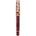Hongdian N8 Red Acrylic Fountain Pen | Long Blade Fine Nib & Case