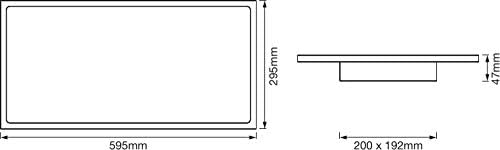 Jolof Store SMART+ ZigBee LED Panel – 15W Tunable White Aluminum Light