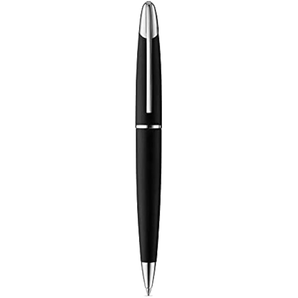 Colibri Equinox Ballpoint Pen – Brushed Black Steel & Chrome Finish
