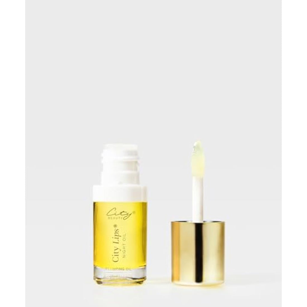 City Beauty City Lips Night Oil – Hyaluronic Acid Plumping Lip Treatment