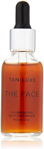 TAN-LUXE THE FACE Self-Tan Drops – Vegan Custom Face Tanning Drops