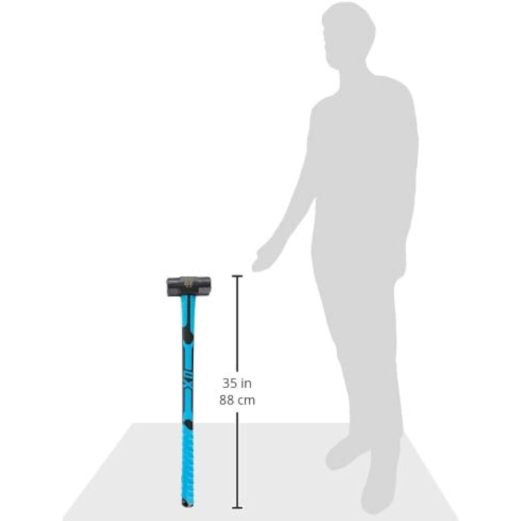 OX Trade Sledge Hammer – 10 lb Forged Steel with Fibreglass Handle
