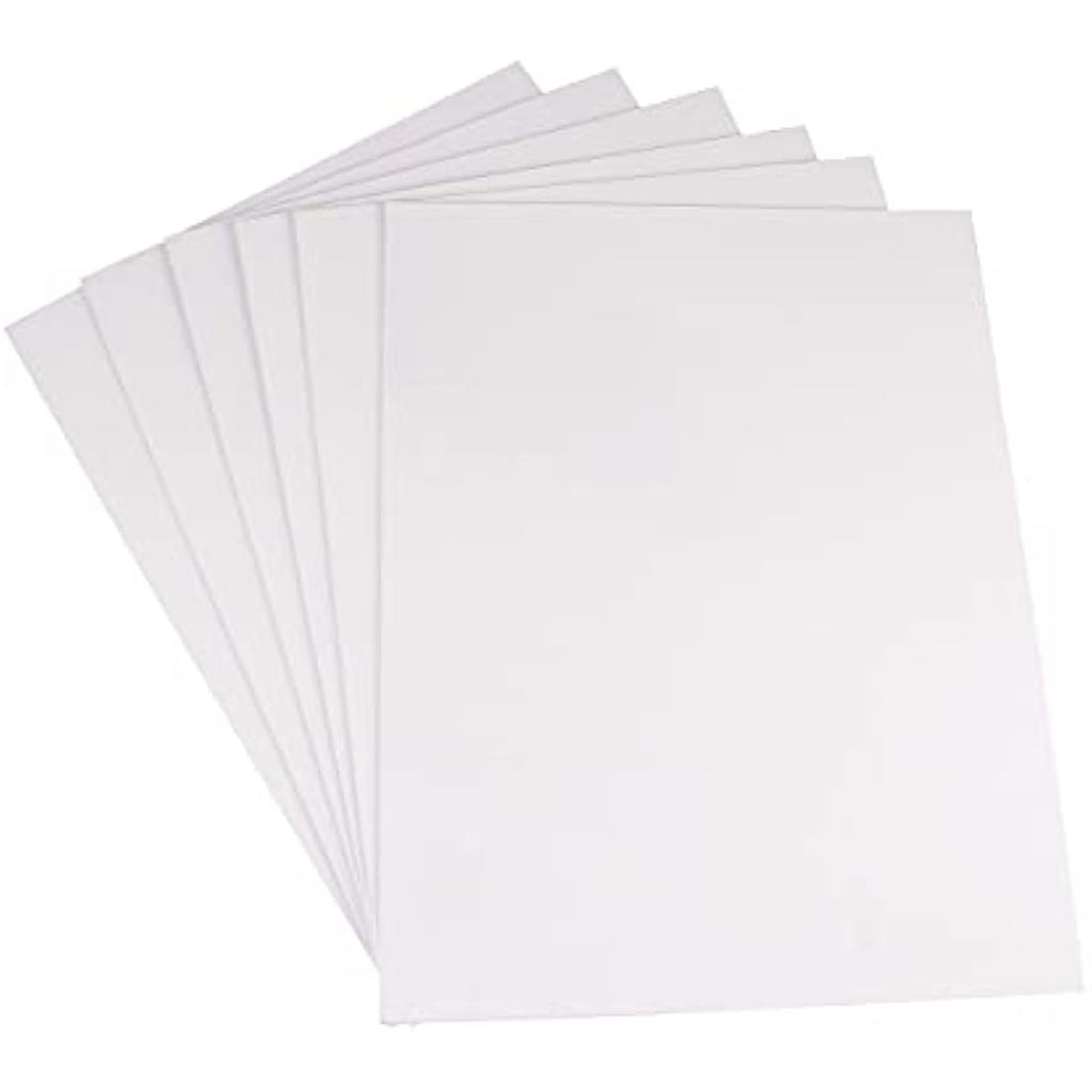 Exerz 40x50cm Canvas Panels - 6 Pack Triple Primed 100% Cotton Boards