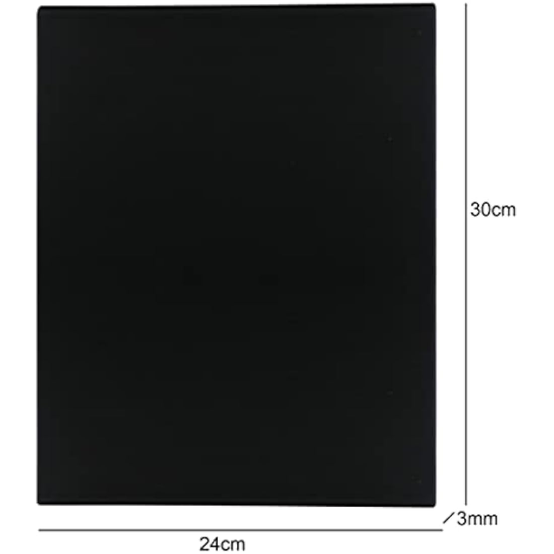 Exerz Black Canvas Panels – 24x30cm 100% Cotton Artist Boards, 6-Pack