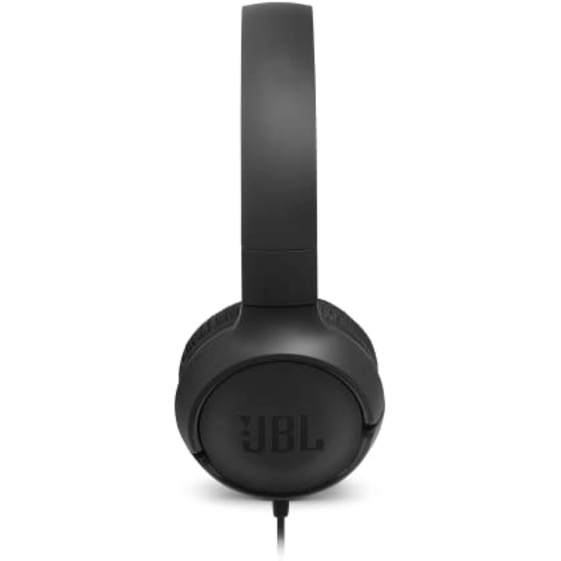 JBL Tune 500 On-Ear Headphones – Lightweight Foldable Wired Audio, Black