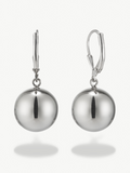 No More Nobody Recycled Sterling Silver Sculptural Drop Earrings