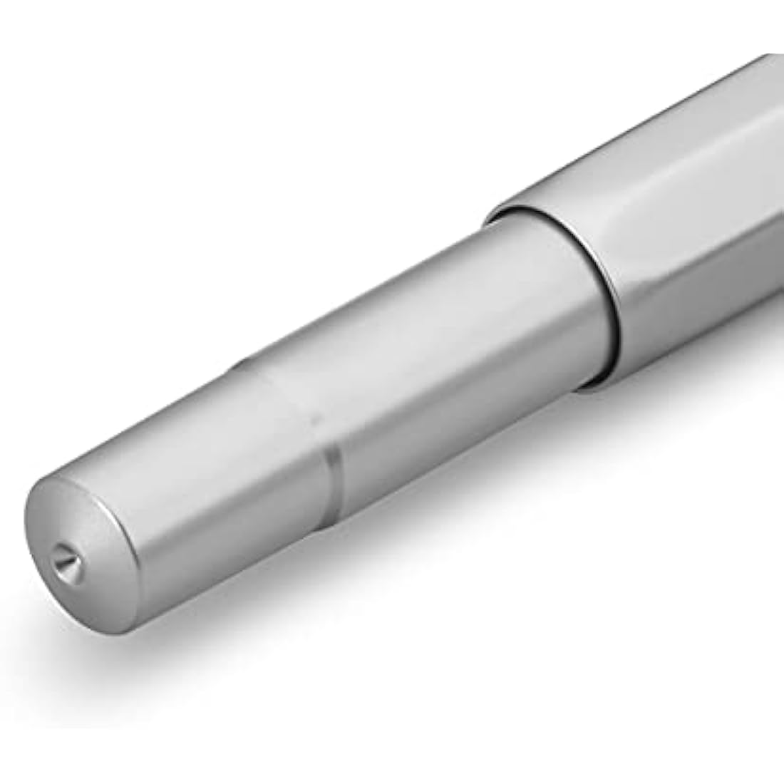Kaweco AL Sport Fountain Pen – Silver Aluminium Pocket Pen, Nib M