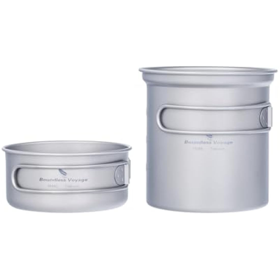 iBasingo Titanium Camping Cookware Set – Lightweight Backpacking Mess Kit