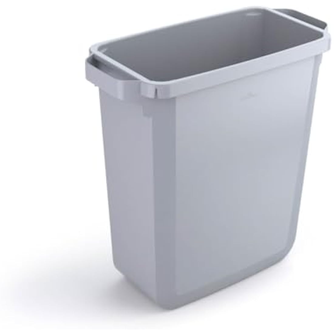 Durable DURABIN 60L Rectangular Waste Bin – Food Safe Grey Plastic