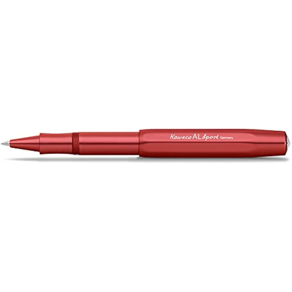 Kaweco AL Sport Rollerball Pen – Deep Red Aluminium Pocket Pen