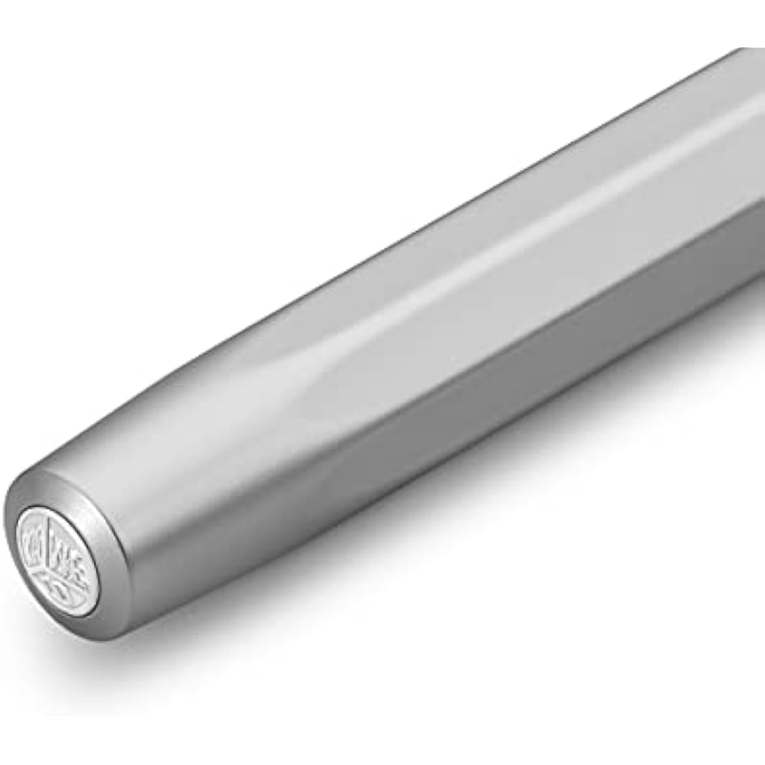 Kaweco AL Sport Fountain Pen – Silver Aluminium Pocket Pen, Nib M