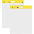Post-it Super Sticky Wall Pad Meeting Chart, White, 20 Sheets, 2 Pack
