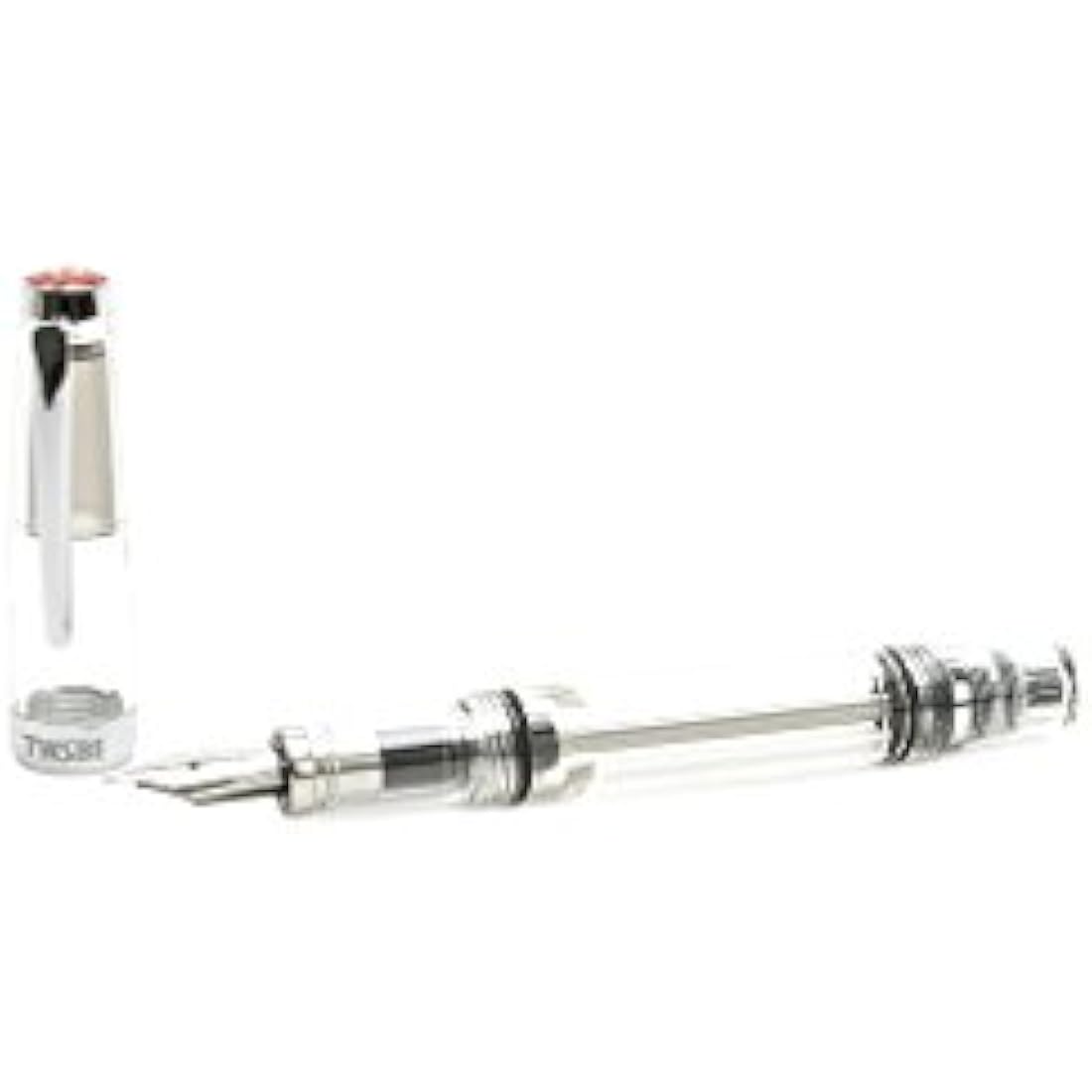Twsbi Vac Mini Clear Fountain Pen – Fine Nib Vacuum Filler Writing Pen