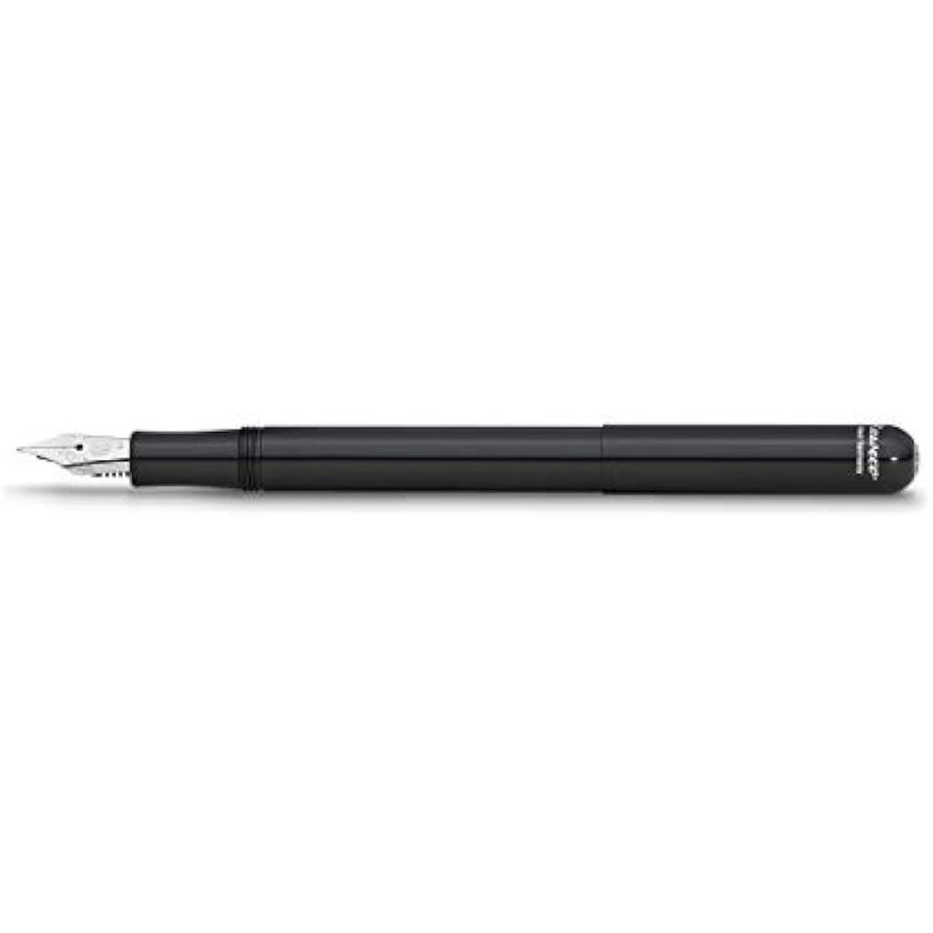 Kaweco Liliput Fountain Pen – Black Aluminium Pocket Pen – BB Nib