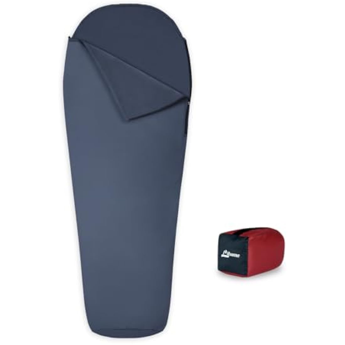 Litume Velvet Sleeping Bag Liner | Anti-Static Mummy Fleece Sleep Sack