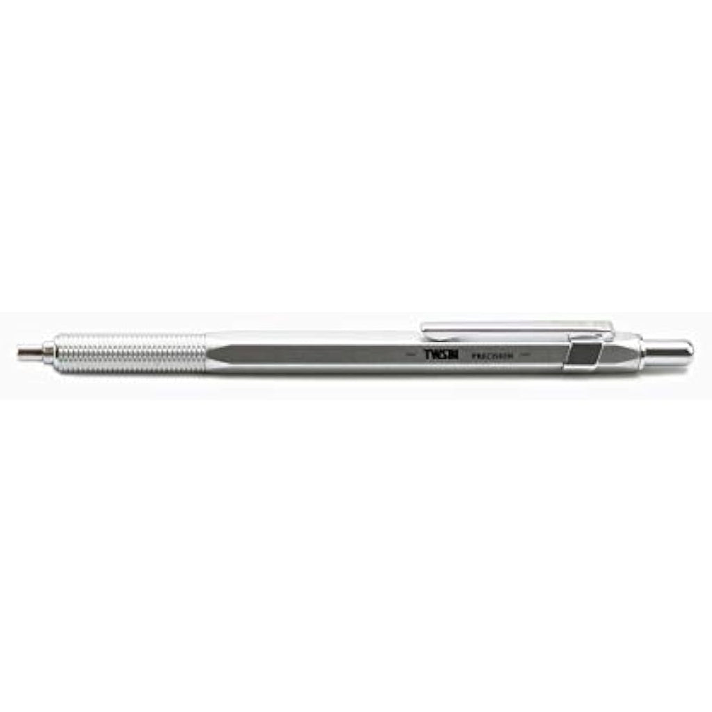 TWSBI Precision Ballpoint Pen – Silver All-Metal Body with 1.0mm Tip