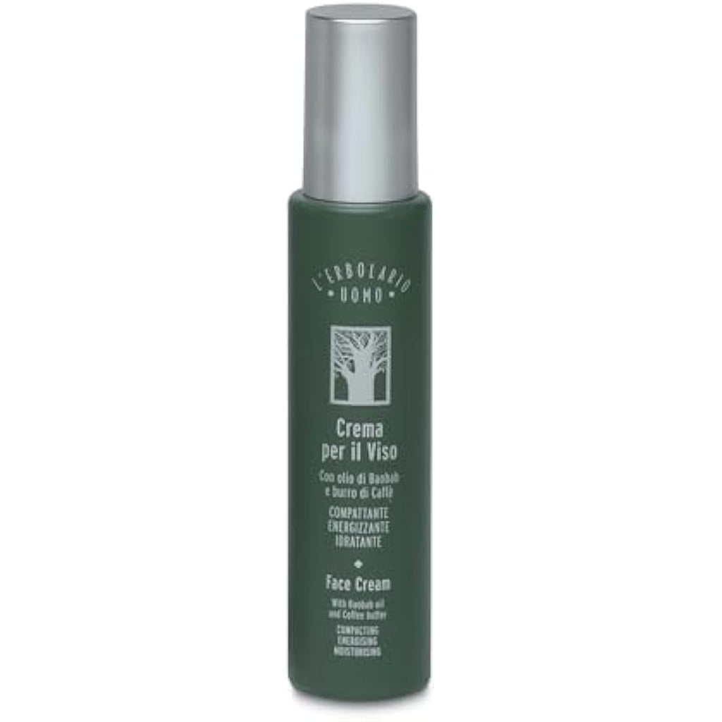 L'Erbolario Face Cream for Men – Hydrating Moroccan Skincare, 1.6 oz