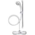 Croydex Bath Shower Mixer Set - White & Chrome 430mm (AB220022)