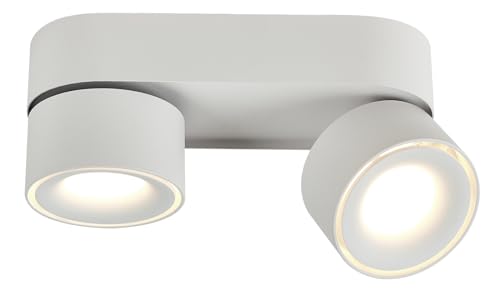 Budbuddy 12W LED Adjustable Ceiling Spotlights | White Aluminum 4000K