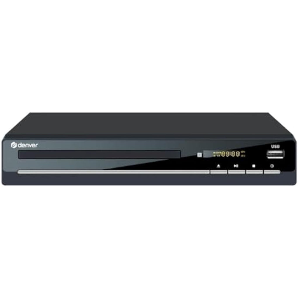 Denver DVH-7787 Multi Region DVD Player | Full HD 1080p Upscaling & USB