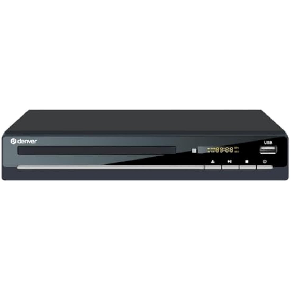 Denver DVH-7787 Multi Region DVD Player | Full HD 1080p Upscaling & USB