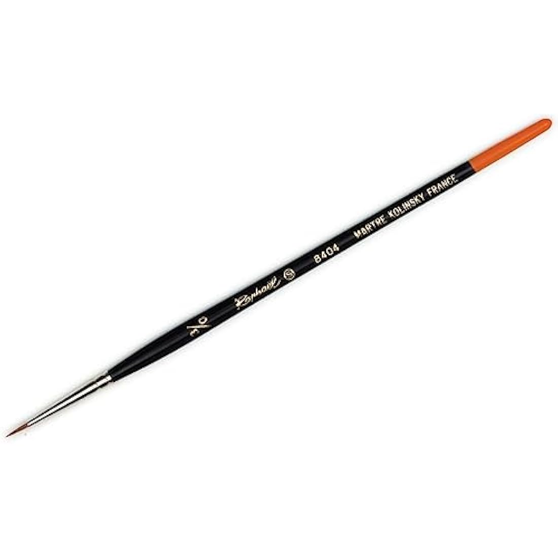 Raphael 8404 Kolinsky Red Sable Watercolor Brush - Fine Detail Size 3/0