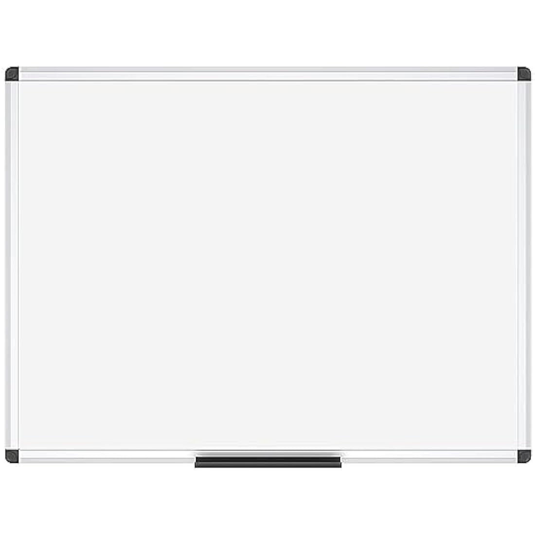 VIZ-PRO Magnetic Whiteboard | 60x45cm Dry Erase Board with Silver Frame