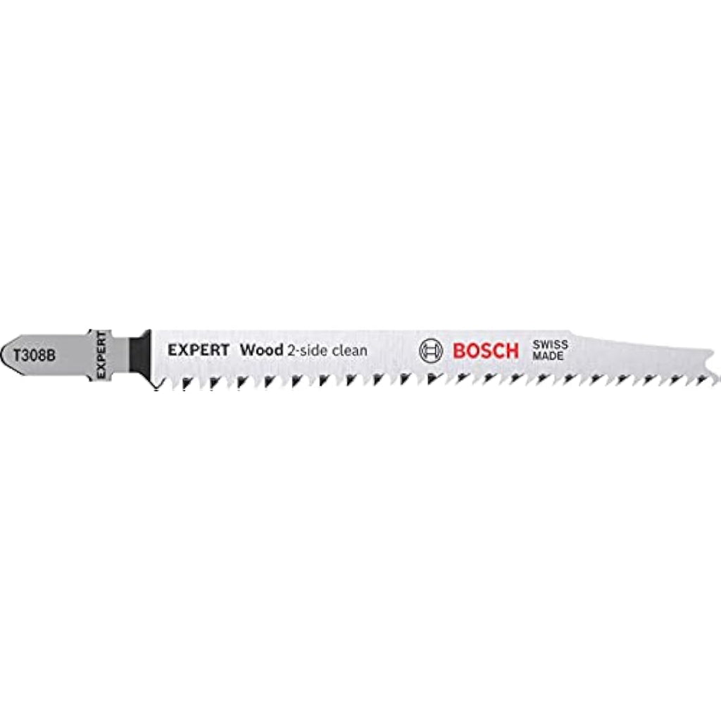 Bosch EXPERT T308B Jigsaw Blades - 25pc Wood 2-Side Clean T-Shank