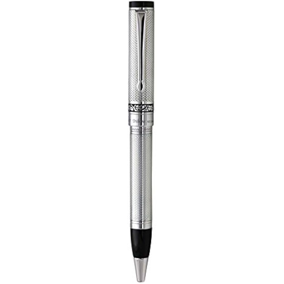 Xezo Tribune Ballpoint Pen | Solid Sterling Silver & Platinum Plated