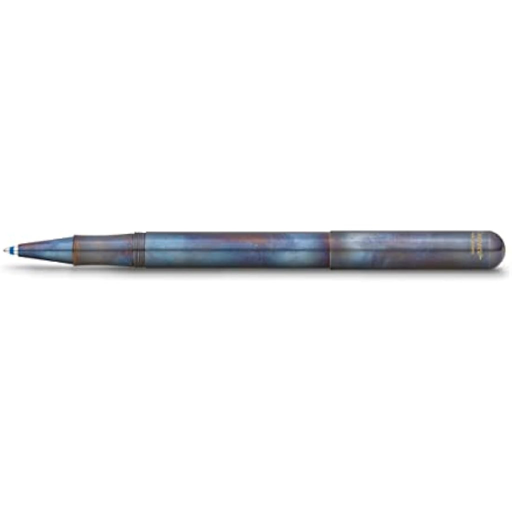 Kaweco Liliput Fireblue Ballpoint Pen | Metal Pocket Pen with D1 Refill