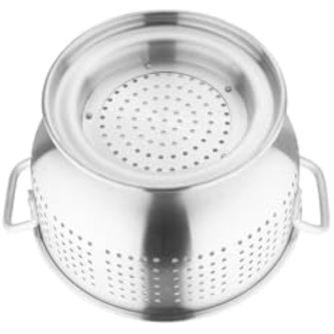 Vogue Heavy Duty Aluminium Colander | 16 Inch Large Kitchen Strainer
