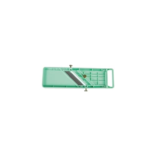 Vogue Kitchen Mandoline Slicer with 3 Interchangeable Blades – Sage