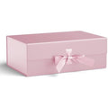 GIFTSAY Large Magnetic Gift Box - Pink Collapsible Paper Box with Lid