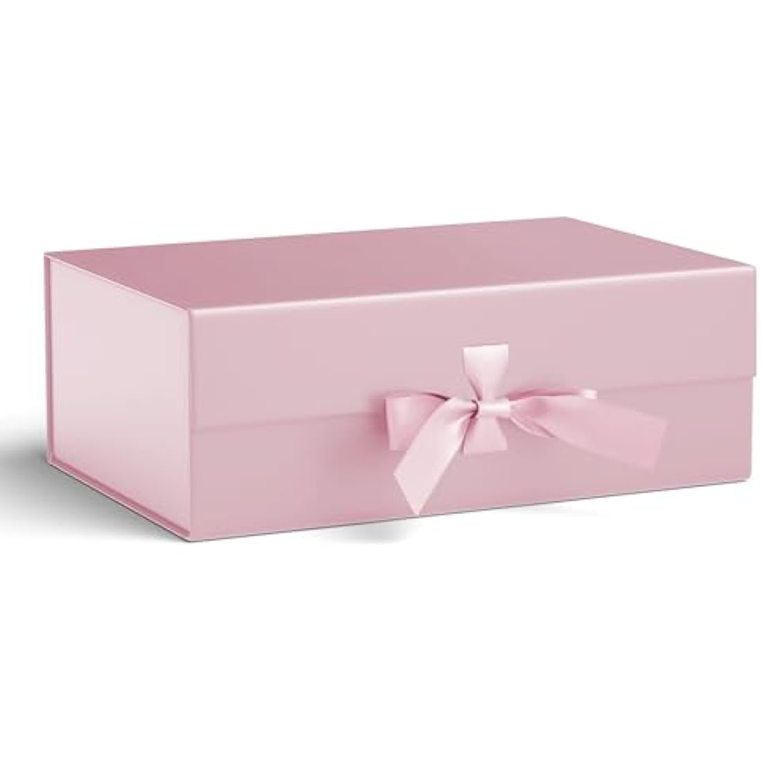 GIFTSAY Large Magnetic Gift Box - Pink Collapsible Paper Box with Lid
