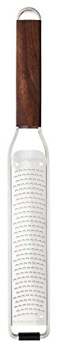 Microplane Zester Grater | Walnut Wood Handle & Stainless Steel Blade
