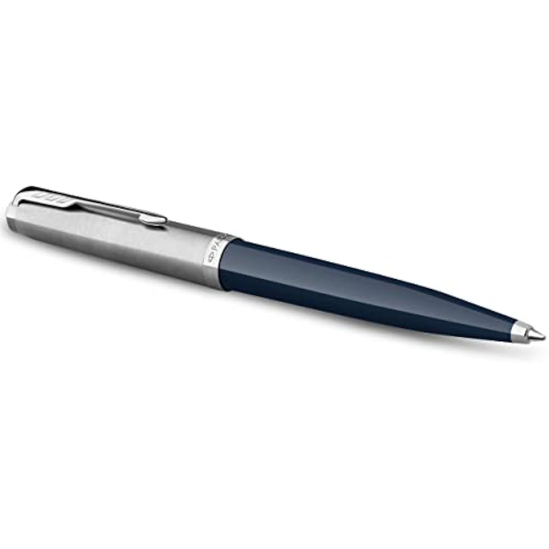 Parker 51 Ballpoint Pen – Midnight Blue with Chrome Trim, Medium Point