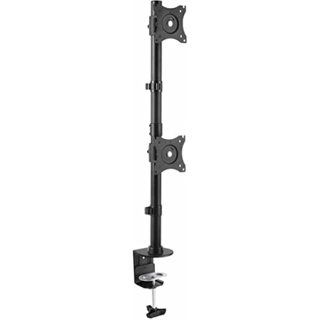 StarTech.com Dual Monitor Arm – Vertical Desk Mount for 13-27" VESA – Black