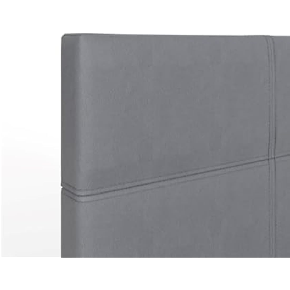 GFW Single Grey Faux Leather Ottoman Storage Bed with Gas Lift