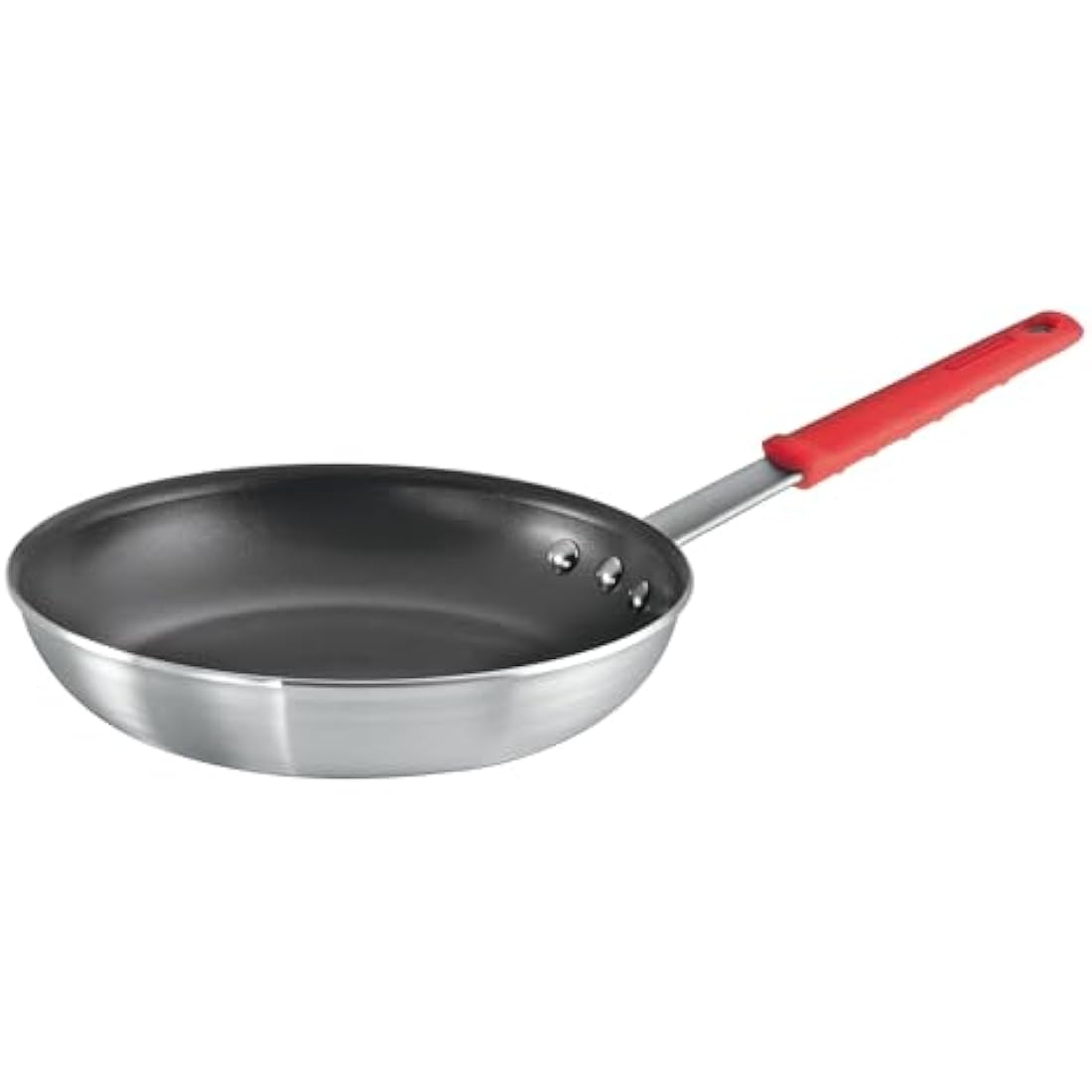 Tramontina Non-Stick Aluminium Frying Pan | Red Silicone Handle | 25 cm
