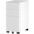 YITAHOME 3-Drawer Mobile Filing Cabinet | Lockable Steel Office Pedestal