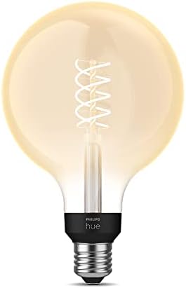 Philips Hue White Filament G125 Globe E27 Smart Retro Dimmable Bulb
