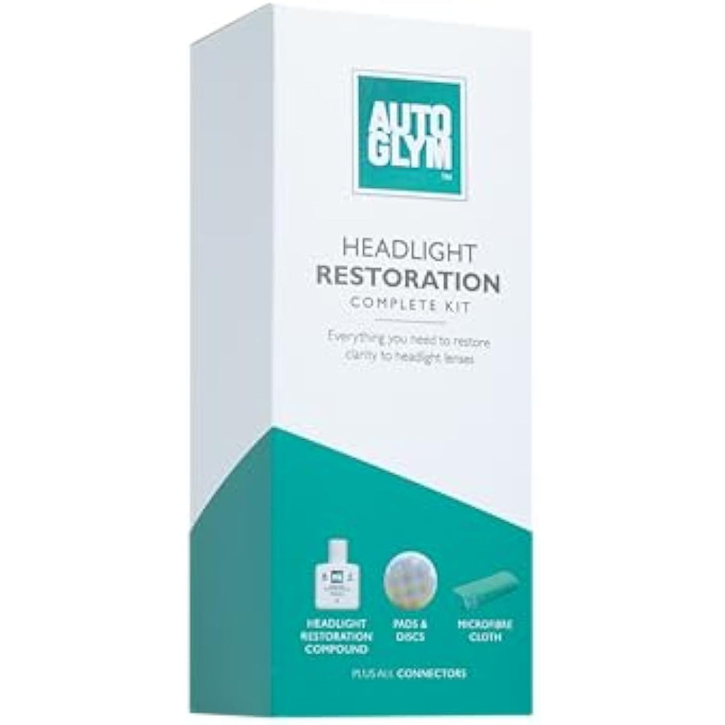 Autoglym Headlight Restoration Complete Kit – For Electric Drills