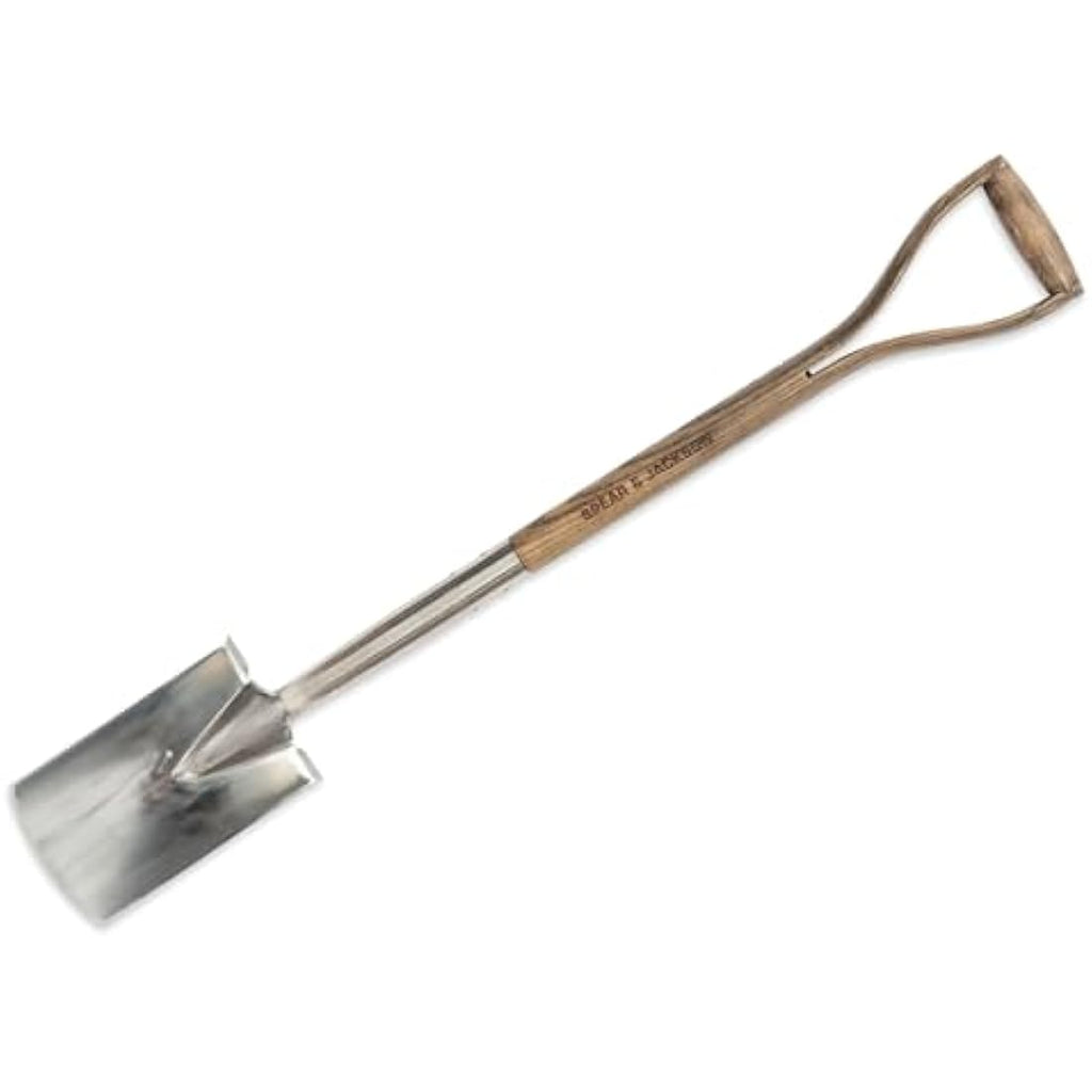 Spear & Jackson Stainless Steel Border Spade | 28" Hardwood Handle