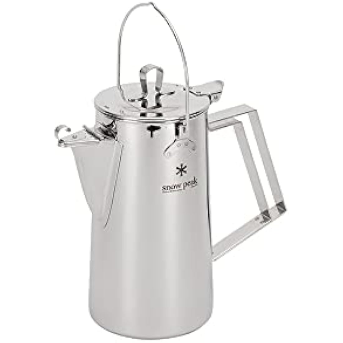 Snow Peak CS-270 Stainless Steel Camping Kettle - 1.8L High Capacity